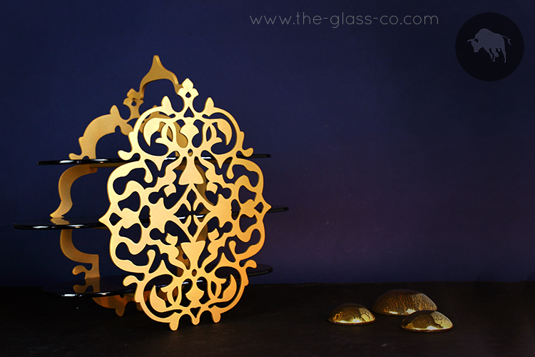 arabesque golden centerpiece