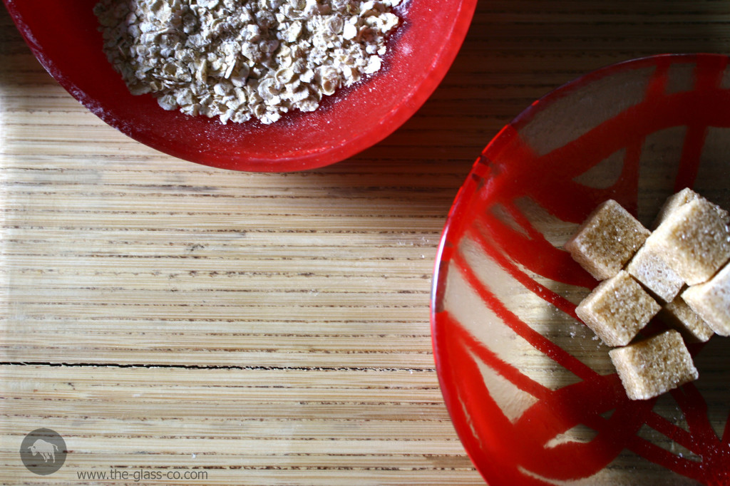 red glass bowls