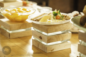 trendy buffet risers